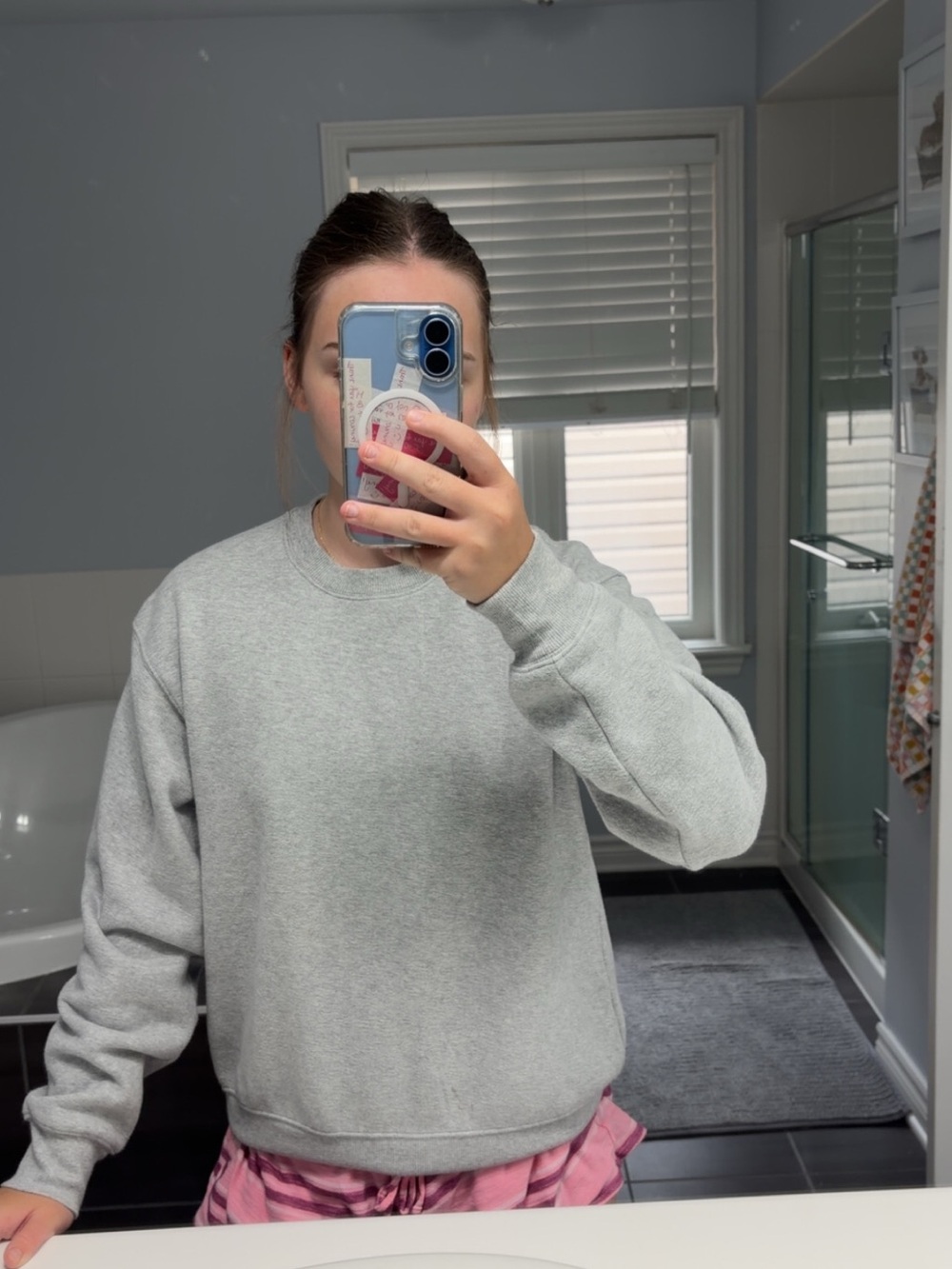 Aritzia Light Gray Crewneck Sweater - Picture 1 of 1